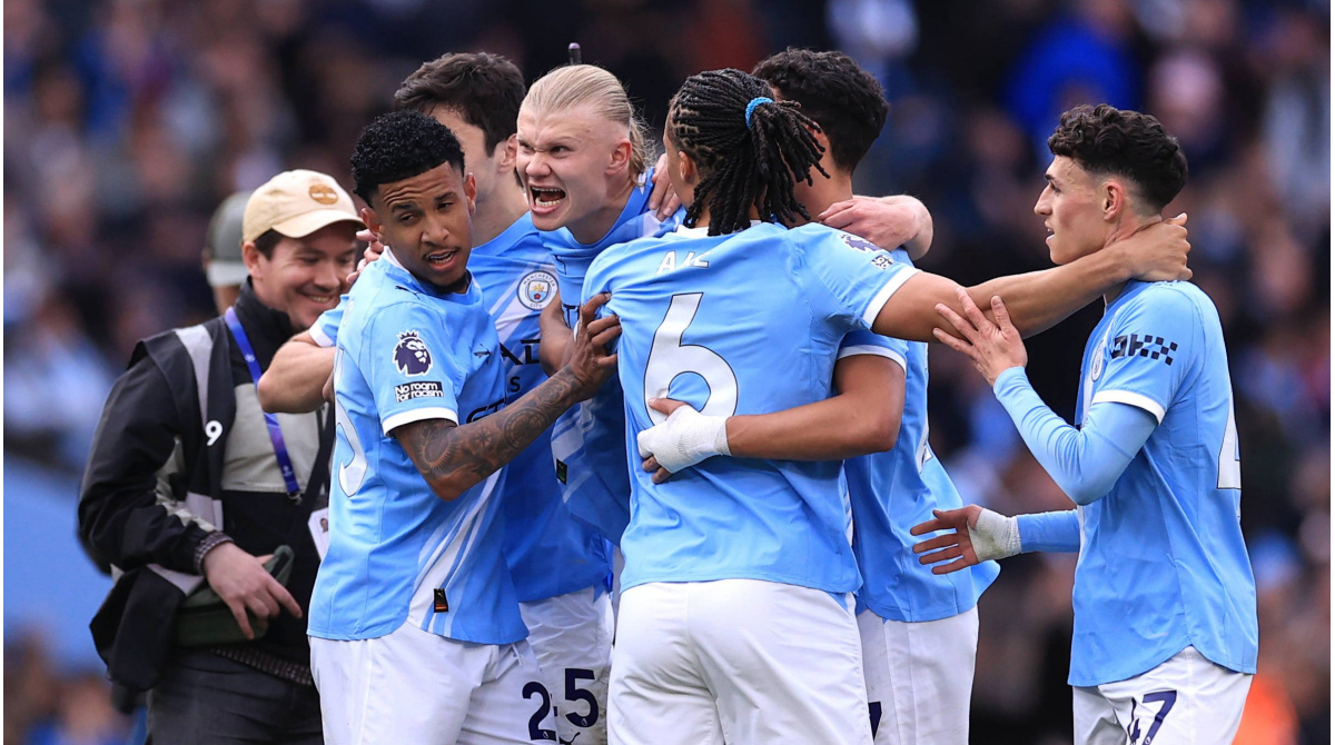 Haaland lands huge blow to Arsenal title hopes as Man City edge tense Etihad showdown