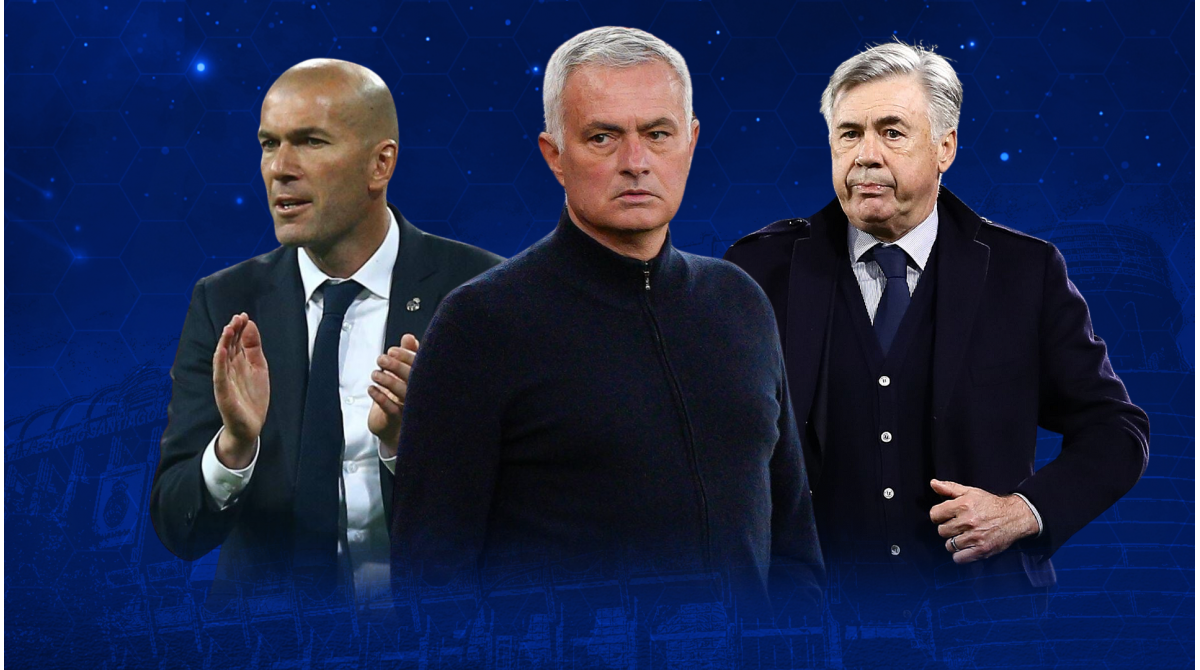 José Mourinho Real Madrid record compared to Ancelotti and Zidane