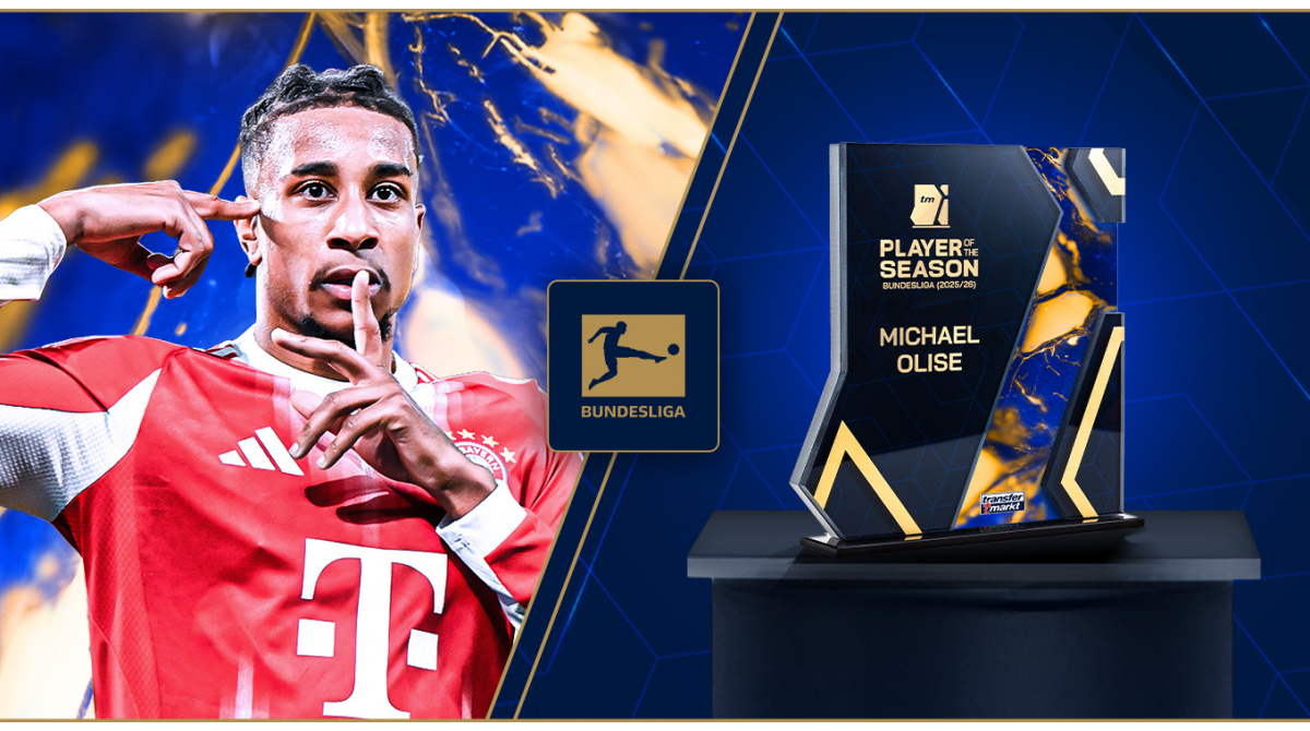 Michael Olise pips teammate Harry Kane to win TM Bundesliga POTS award