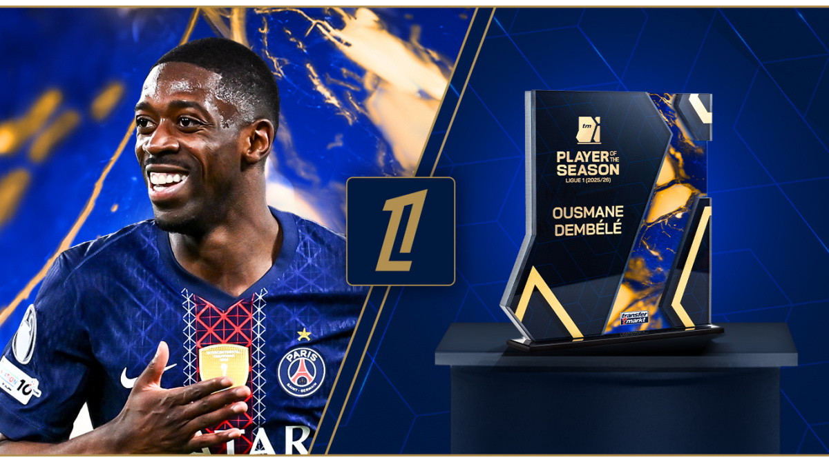 Ousmane Dembélé retains his trophy as TM Ligue 1 POTS despite just 11 starts after narrow win